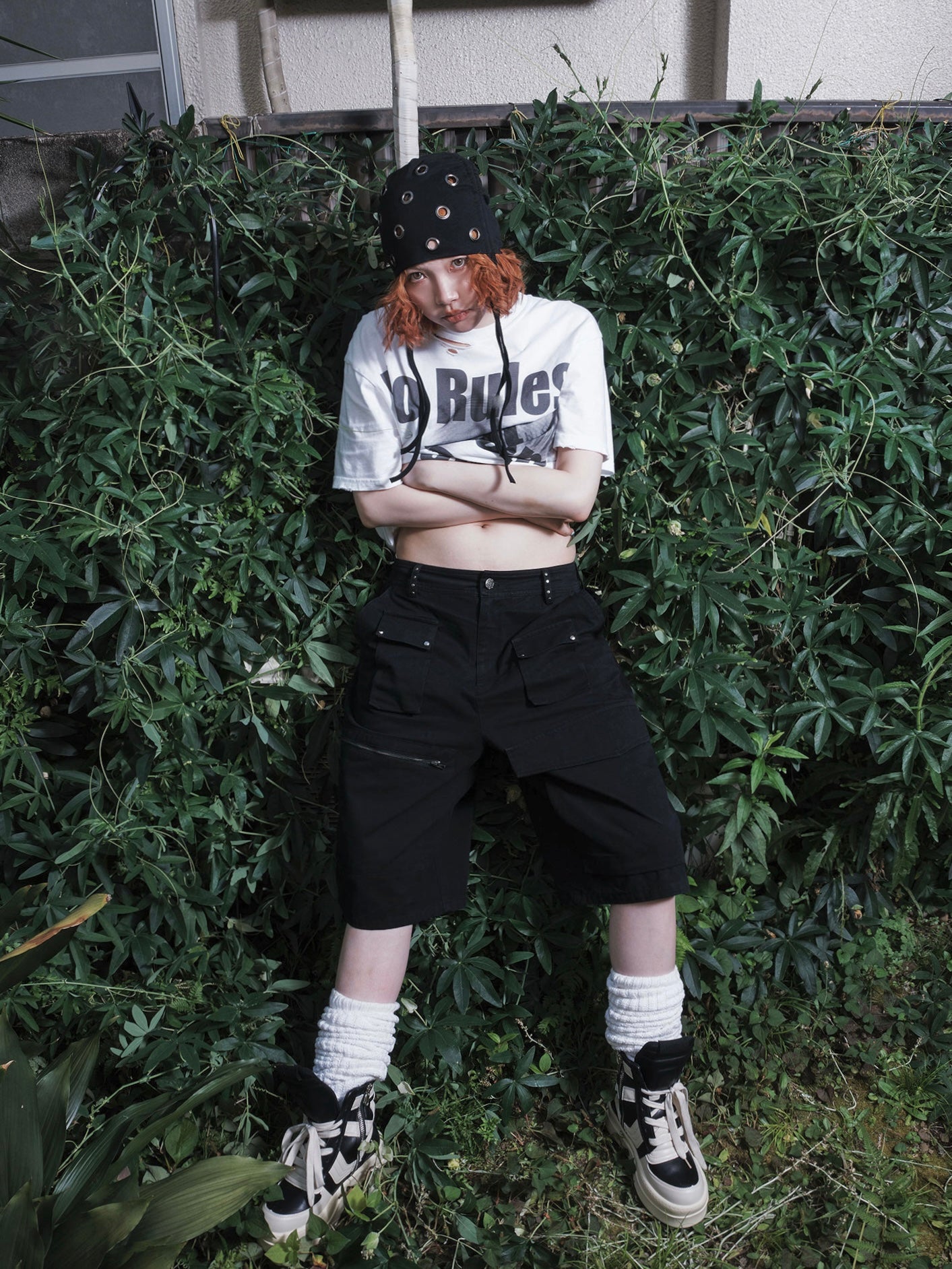 culttokyo | ボンテージハーフパンツ 黒い