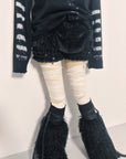ニットフリルショートパンツ