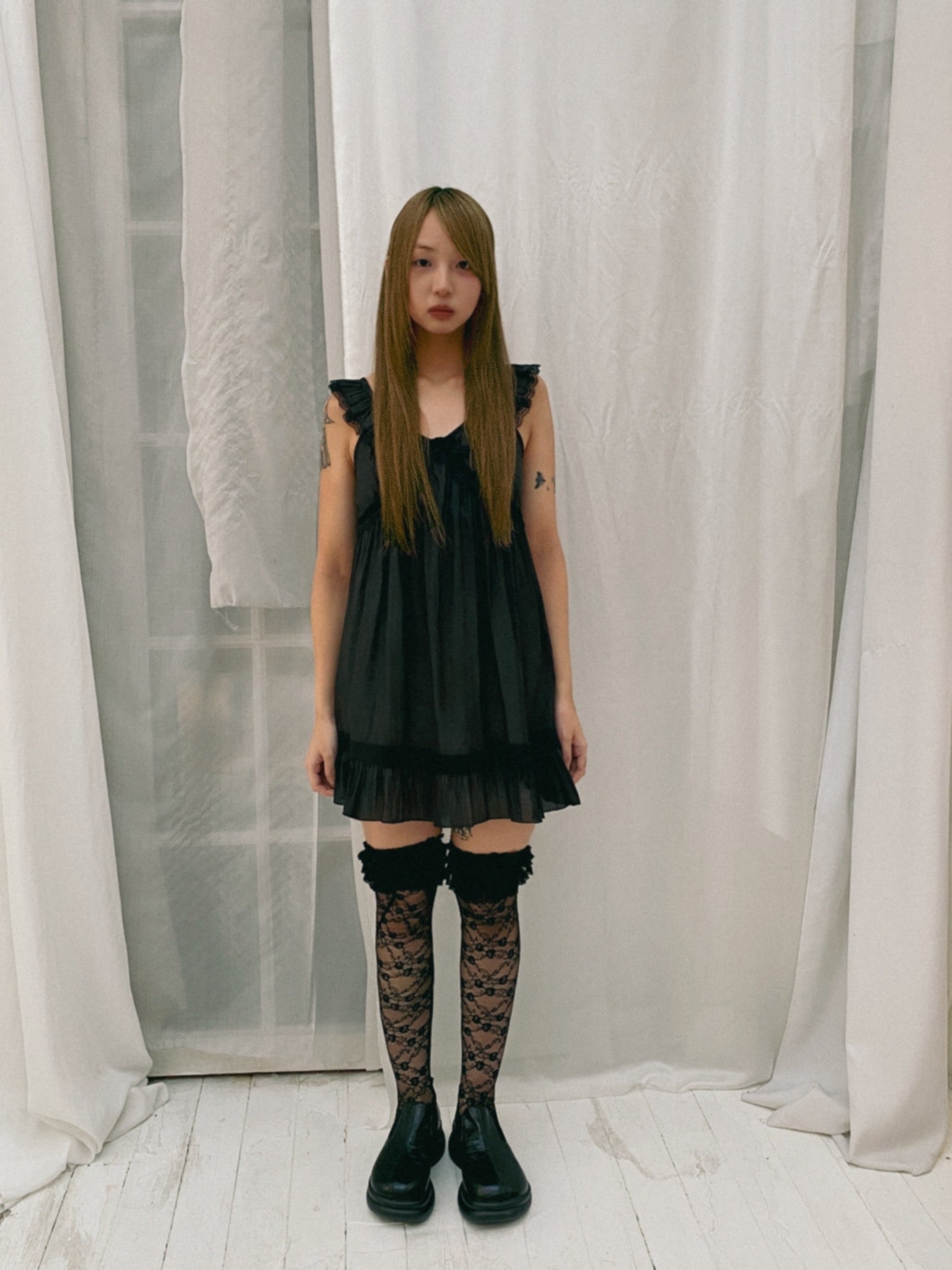 ベビードールキャミチュニック