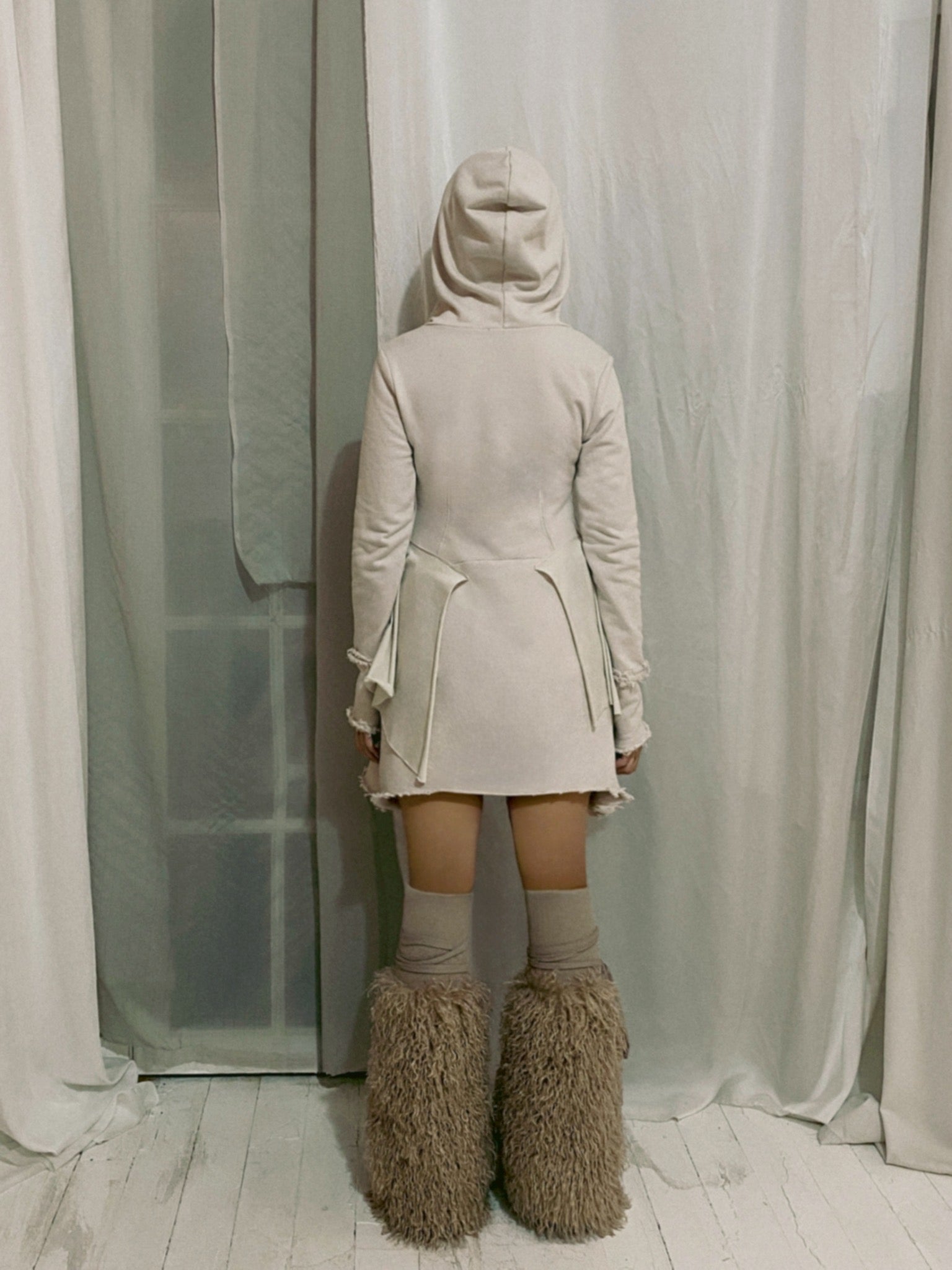 フェイクファーレッグウォーマー