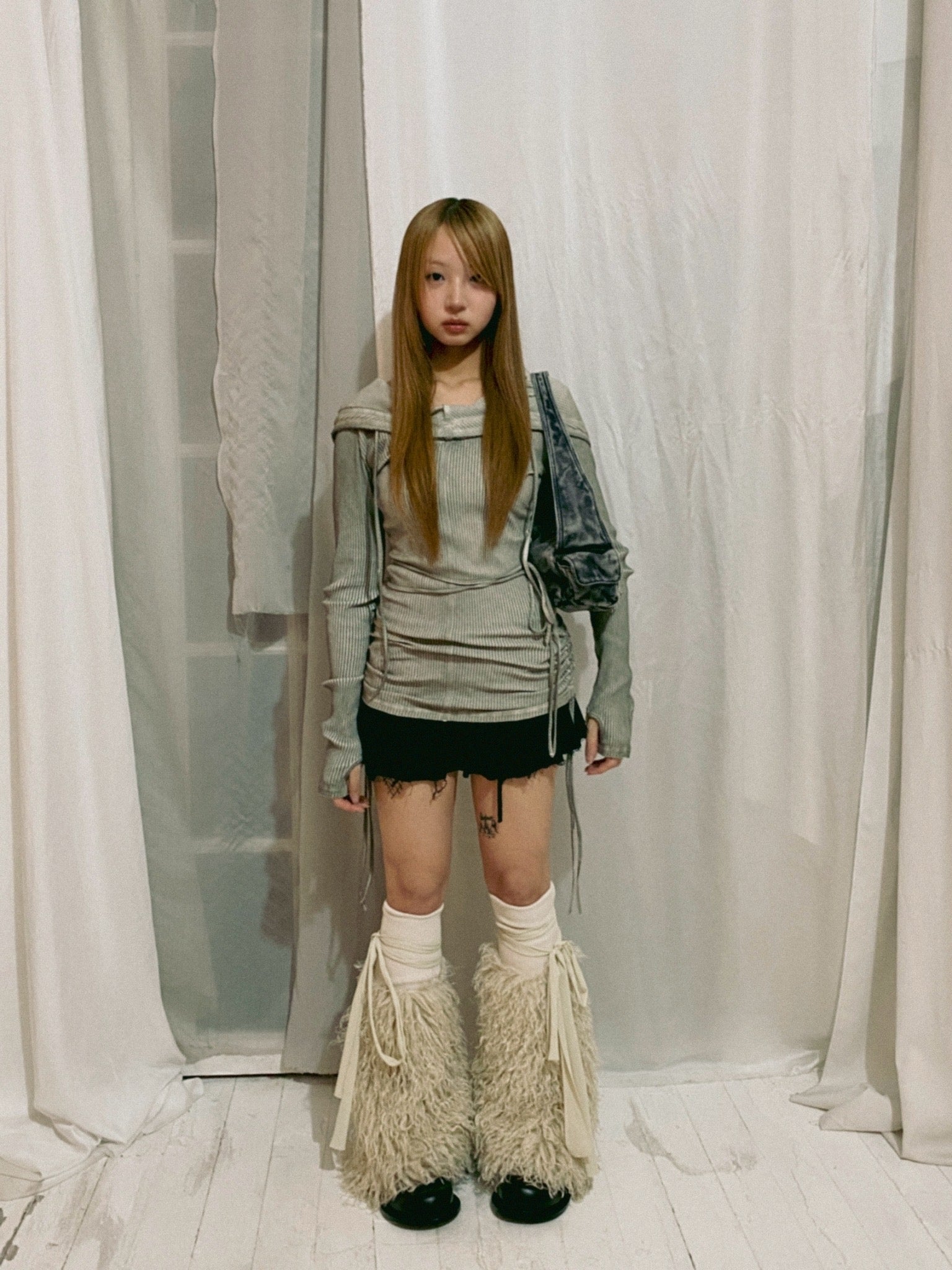 プリーツスカートパンツ