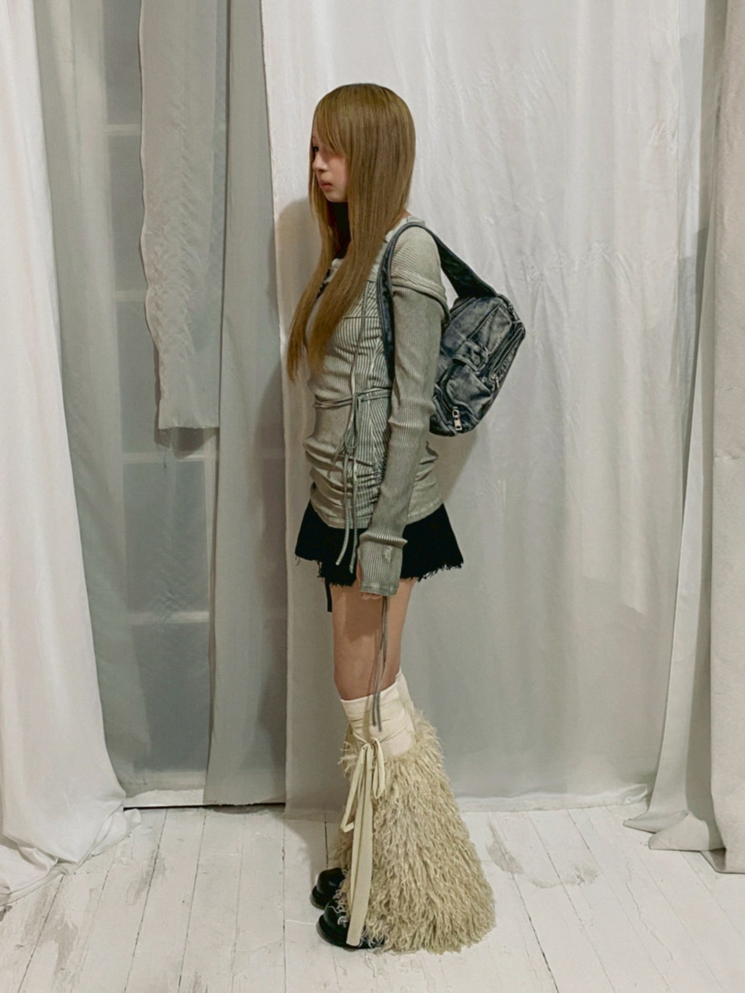 ピグメントシャーリングトップス