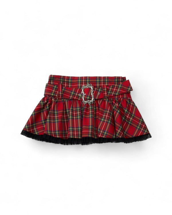 TARTAN MINI SKIRT
