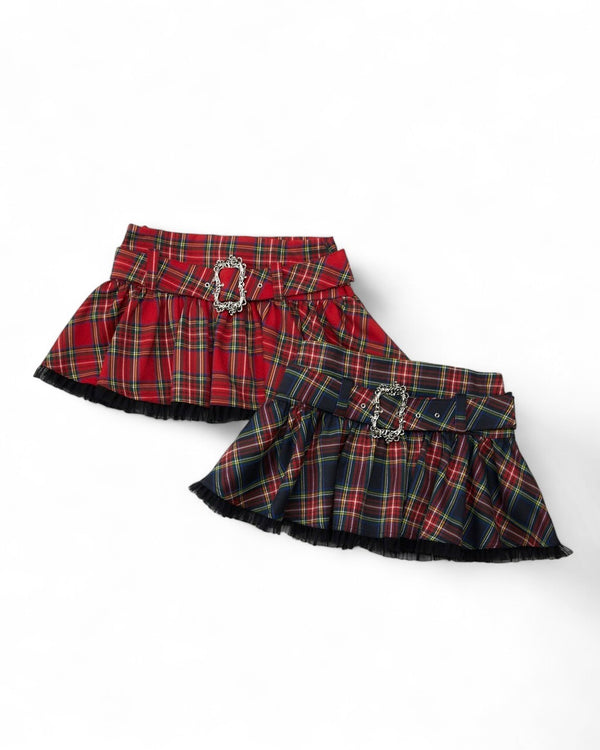 TARTAN MINI SKIRT