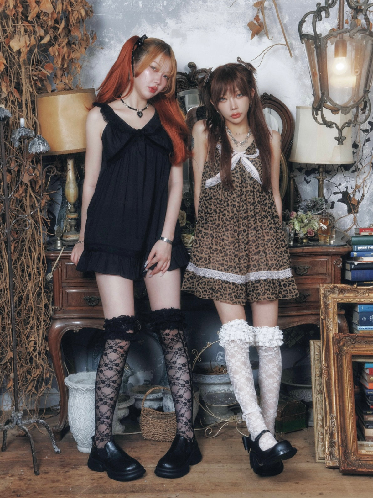 レースフリルソックス