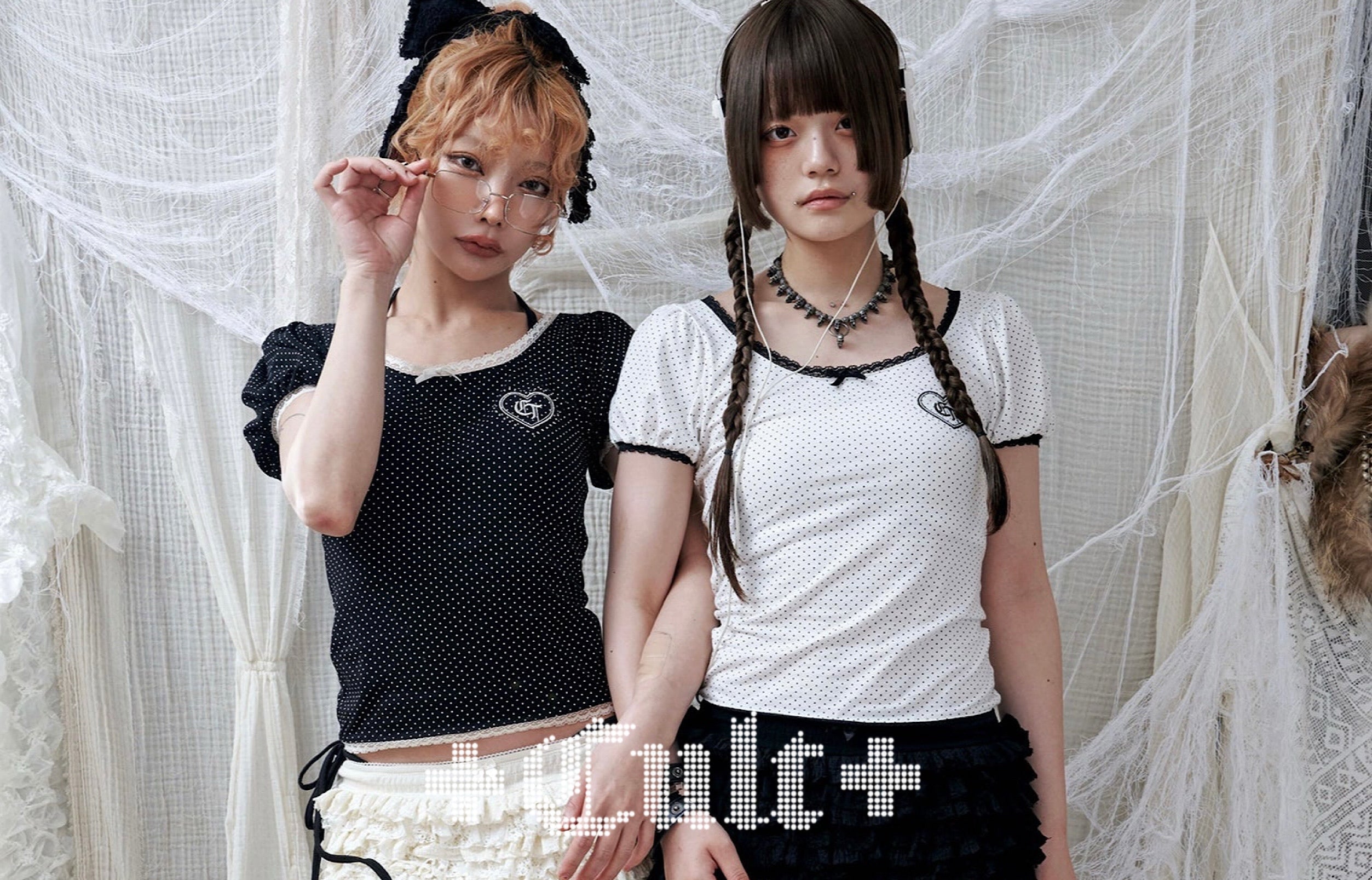 ボリュームアイレットパンツ 白い　culttokyo カルトトーキョー culttokyo